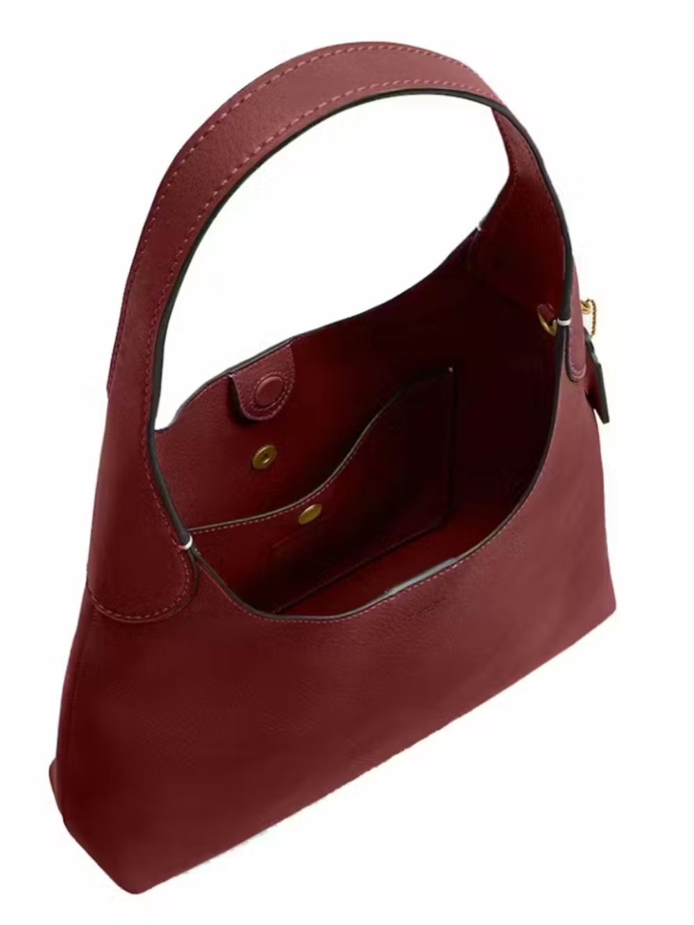 Coach Brooklyn Shoulder Bag Dark Ruby - Picture 4 of 5